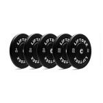Liftdex Rubber Bumper Plate, 1 Piece, Black, 15 kg
