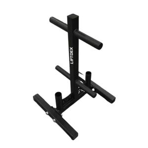 Liftdex 2 Level Tree Plate Holder + 2 Barbell Holder