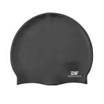 Dawson Sports Adult Silicone Swimming Cap, Black 