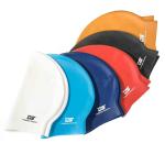 Dawson Sports Adult Silicone Swimming Cap, Orange 