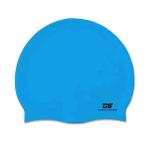 Dawson Sports Adult Silicone Swimming Cap, Sky Blue 