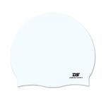 Dawson Sports Adult Silicone Swimming Cap, White 