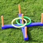 Dawson Sports Ring Toss Game Set, 5 Target, 6 Rings