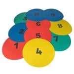 Dawson Sports Numbered Disc Marker - Pack of 10