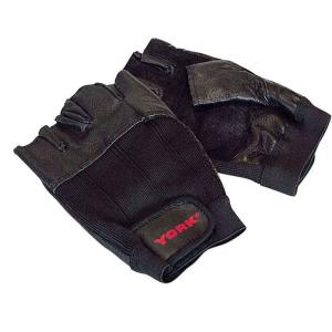 York Fitness Deluxe Leather Workout Glove, S 