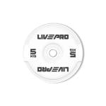 Livepro Elite Colored Rubber Bumper Plates, 5 Kg