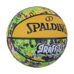 Rubber Basketball Green Yellow Size 7