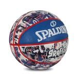 Graffiti Rubber Basketball Blue Red Size 7