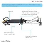 Align-Pilates F3 Folding Pilates Reformer