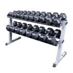 Body Solid GDR60 Horizontal Dumbbell Rack, 2 Tier