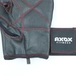 Axox Fitness Leather Weight Lifting Gloves - L